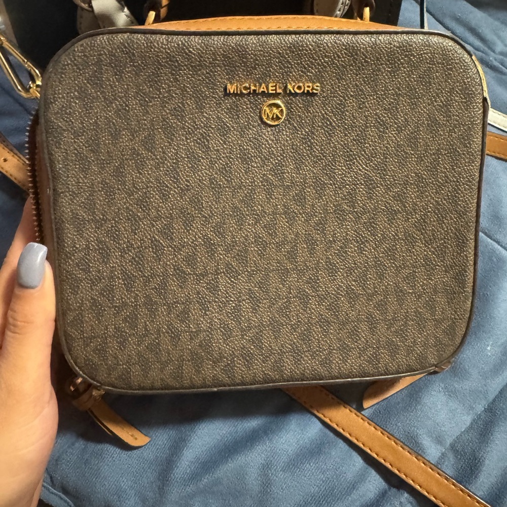 Michael Kors Tan Brown Leather Satchel